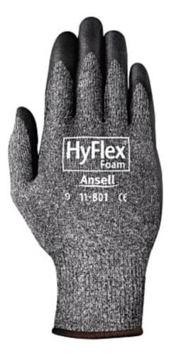 Guantes Hyflex 11-801 Palma De Nitrilo Talla # 9 Original