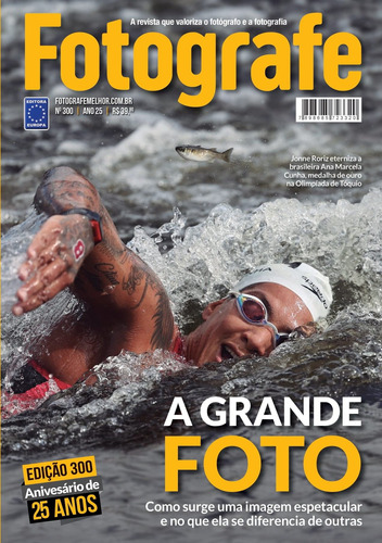 Revista Fotografe Melhor 300, de a Europa. Editora Europa Ltda., capa mole em português, 2021