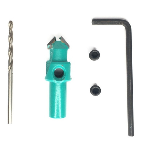 Imagem 3 de 7 de Escareador Ø 10mm Broca 3mm Haste 10mm França Marcenaria