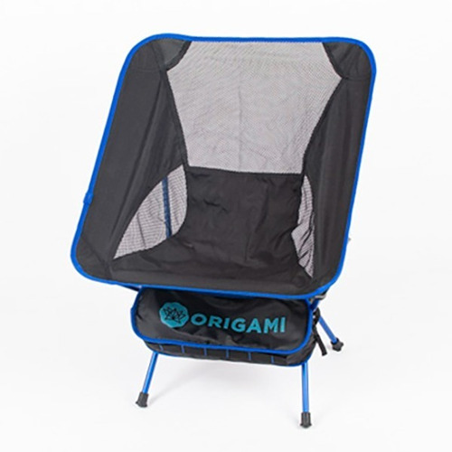 Silla De Camping Desarmable Aluminio 120 Kg Compacta Origami