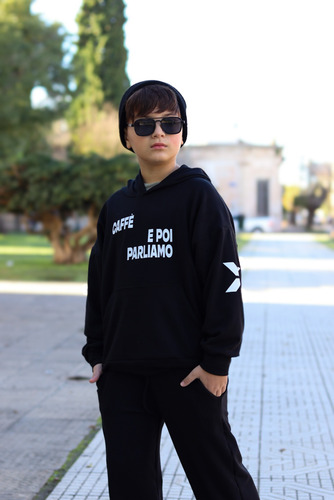 Conjunto Buzo Pantalón En Darlon Para Niños Y Niñas Caffe