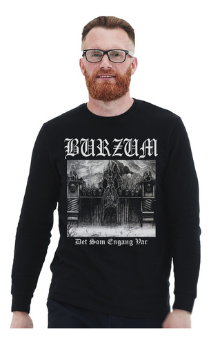 Polera Ml Burzum Det Som Engang Var Metal Abominatron