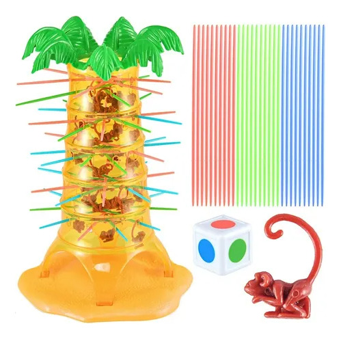 Juego Didáctico De Mesa Monos Crazy Escalada De Árboles