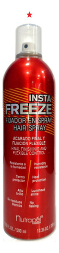 Fijador Spray Acabado Final Insta Freeze Nutrapel 1/2 Litro