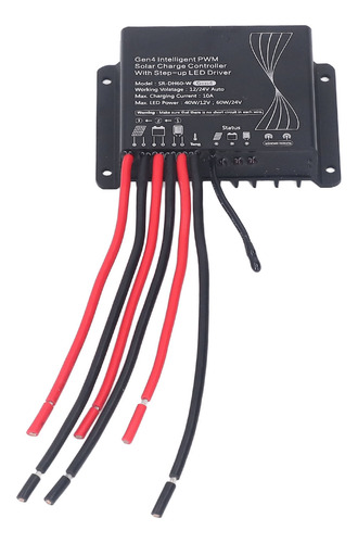 Controlador De Carga Solar De Carga De Batería Pwm De 12 V,