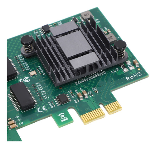 Placa De Rede Pcie Para 82576 2 Portas 10 100 1000 Mbps Rj45