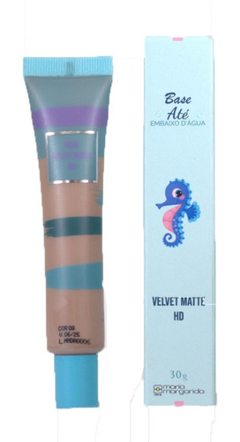 Base Líquida Ate Embaixo Dagua Velvet Matte Aveludado Cor 08