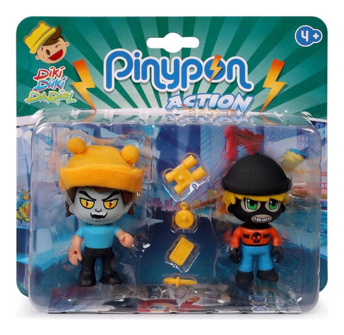 Pinypon Action Diki Duki Pack 2 Figuras