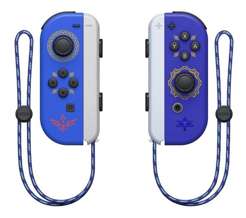 Imagen 1 de 2 de Set de control joystick inalámbrico Nintendo Switch Joy-Con (L)/(R) the legend of zelda skyward sword hd edition
