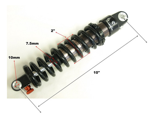 Amortiguador Carrera Trasero Rapido Libra Sdg Crf Fast Ace