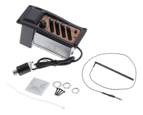 1pc Guitarra Acústica Pickup Eq Piezo Pickup 7545r
