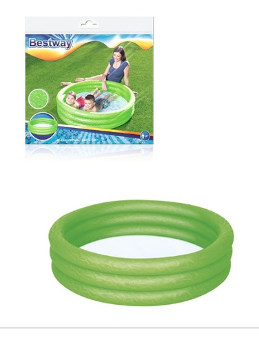 Imagen 1 de 1 de Piscina Inflable Para Niños Piscina Verde Aros Original