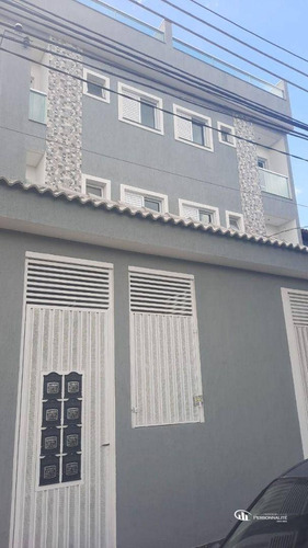 Imagem 16 de 30 de Cobertura Com 2 Dormitórios À Venda, 110 M² Por R$ 388.000,00 - Utinga - Santo André/sp - Co0075