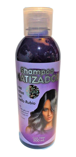 Shampoo 1 Lt Matizador Rubio Mechas Rayos Canas Vitamina B5