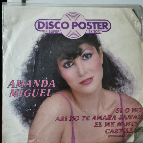 Disco 45 Rpm: Amanda Miguel- Asi No T Amara