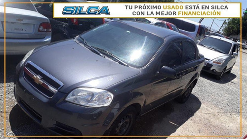 Chevrolet Aveo Ls 1.6 2010 Gris Oscuro 4 Puertas
