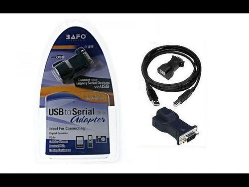 Cable Adaptador Alta Velocidad, Usb A Serial Db9 Certificado