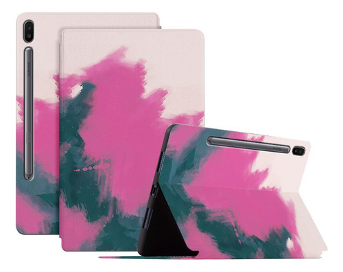 Funda For Samsung Galaxy Tab S6 10.5 Inch Artístico Acuarel