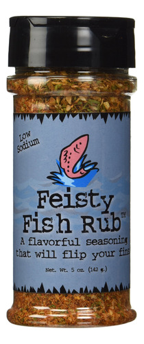 Mom's Gourmet Spice Blends, Feisty Fish Rub, 5 Onzas