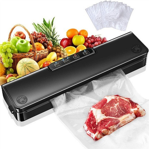 Selladora Empacadora Maquina Automática De Sellado Al Vacio Negro