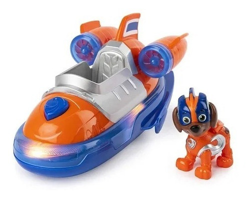 Paw Patrol Figura Vehículo De Lujo Luces Sonidos Mighty Pup