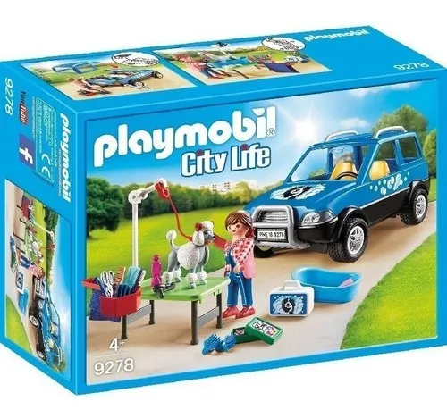 Playmobil City Life Coche Lavanderia Perros 9278