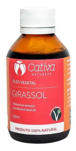 Óleo Vegetal Girassol 100ml