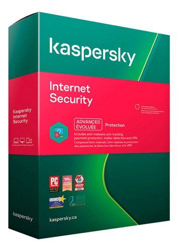 Antivirus Kaspersky Internet Security 2024 5 Dispositivos