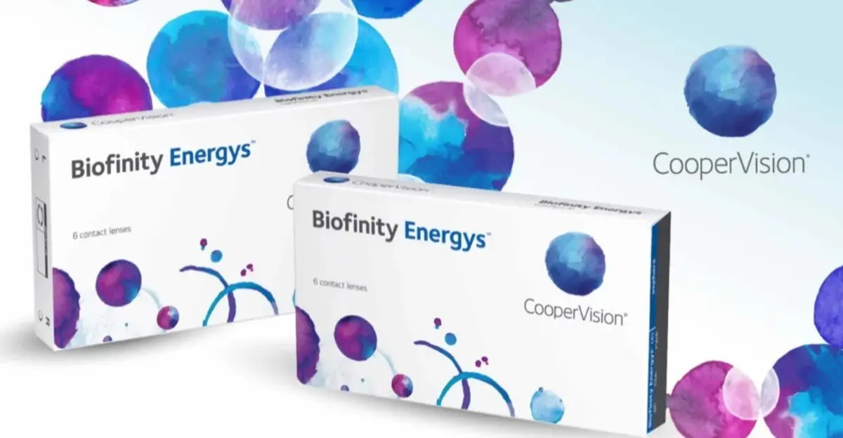 Lente de Contato CooperVision Biofinity Energys Incolor Miopia -2,75 1 Mês