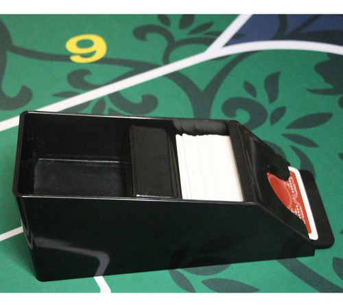 Zapato De Negociación De Blackjack De 4 Deck Negro