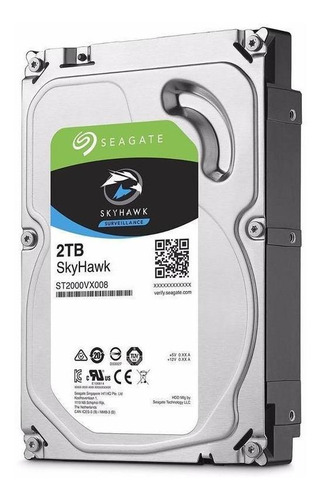 Imagen 1 de 4 de Disco Duro Interno Seagate Skyhawk 2tb St2000vx008