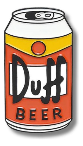 Pin Broche Metalico Cerveza Duff  Los Simpsons Coleccionable