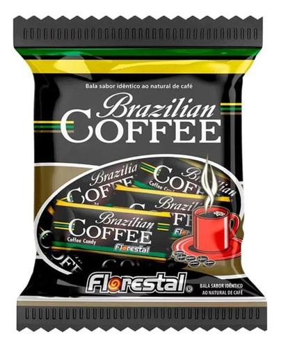 Bala De Café Florestal Brazilian Coffee Pacote 500gr- 2un