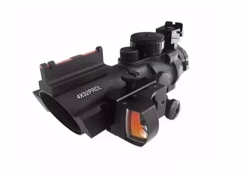 Acog Mira Holográfica Com Mini Red Dot Titan 4x32 Prdl 20mm