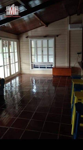 Imagem 11 de 30 de Linda Chácara Em Condomínio, Com 3 Quartos, Piscina, Lugar Arborizado, À Venda, 1755 M² Por R$ 650.000 - Recanto Do Bosque - Socorro/sp - Ch0988