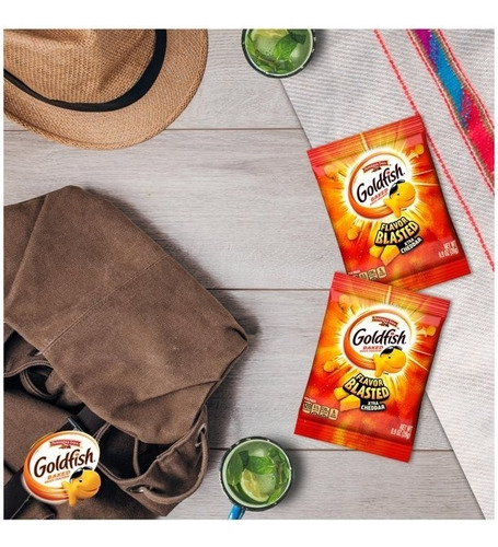 Galletas Goldfish Extra Queso Cheddar 12 Unidades Americana