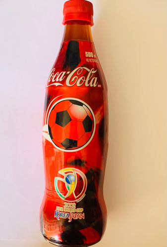 Botella De Coca Cola Original Fifa Korea Japón Año 2002 (Usado)