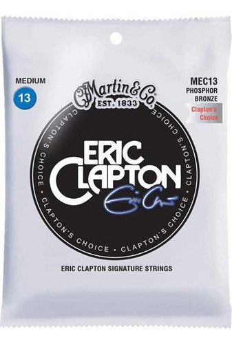 Encordado Acústica Calibres Eric Clapton Phospho Martin & Co