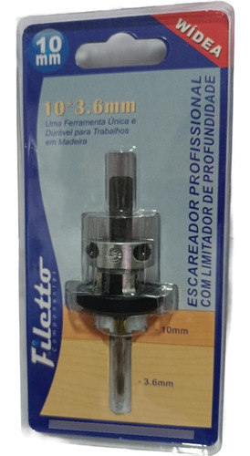 Escareador Profissional Com Limitador 10mm Broca 3.6mm