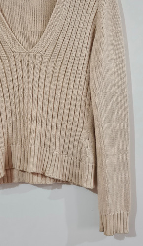 Sweater Zara Mujer Talle M/ L Con Capucha Importado Algodón (Usado)