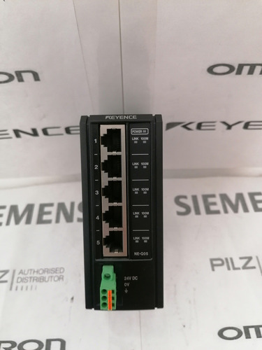 Ne-q05 Keyence Ethernet Switch 5 Ports 24vcd