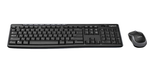 Imagen 2 de 9 de Kit de teclado y mouse inalámbrico Logitech MK270 Español Latinoamérica de color negro
