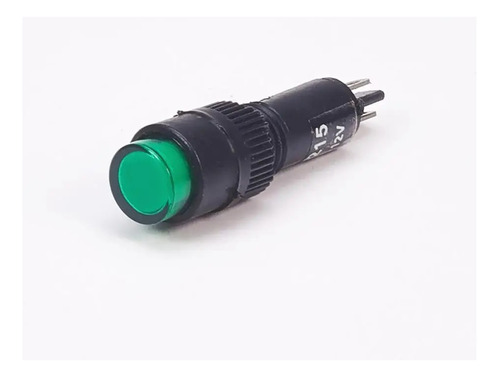 Ojo De Buey Led Verde Tablero 24v 8mm Indicador Led Verde