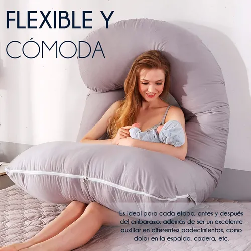 Almohada Para Embarazo Lactancia Descanso Cuerpo Entero Mam