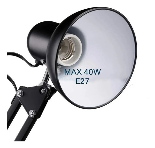 Abajur Luminária Mesa Escritório Bivolt Articulável Lk-779