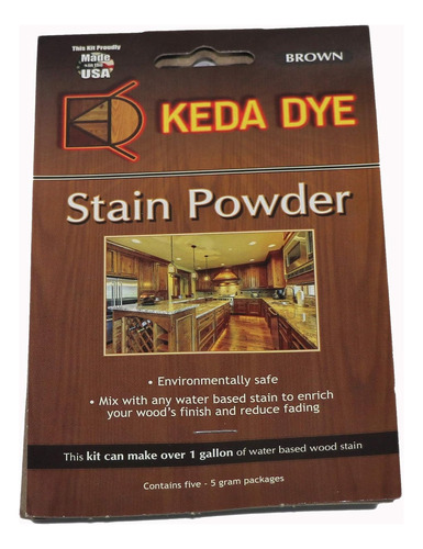 Keda - Tinte De Madera Marrón Dorado - Keda Powder Dye