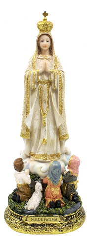 Nossa Senhora De Fátima 31cm - Enfeite Resina