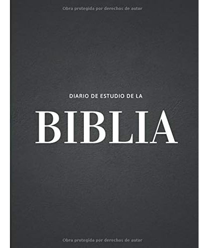 Libro: Diario De Estudio De La Biblia | Libretas De Apuntes 