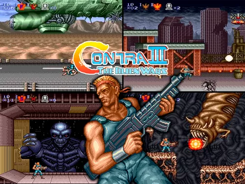 Contra 3 The Alien Wars (SUPER NINTENDO) ATÉ ZERAR / MEU desafio 100 jogos  zerados 