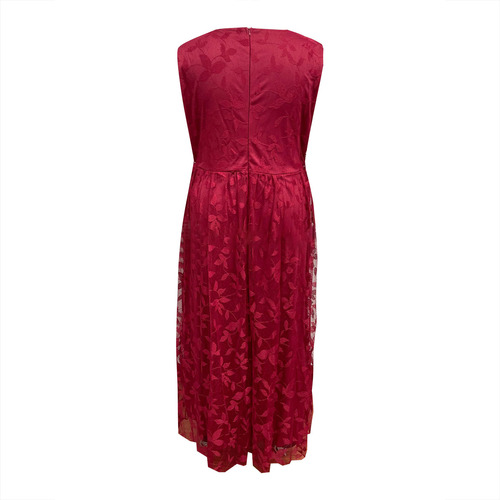 Vestido De Mujer De Talla Grande Sin Falda Con Cuello En V D